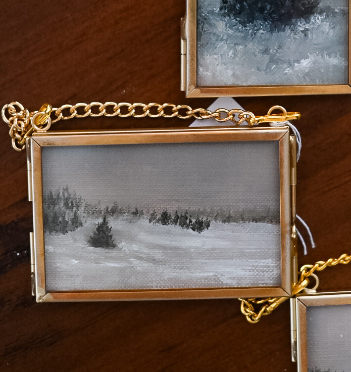 Miniature Oil Painting Ornament